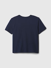 Gap Navy Blue Graphic T-Shirt (0mths-5yrs) - Image 2 of 2
