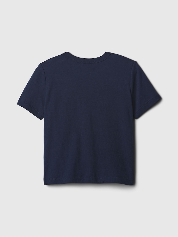 Gap Navy Blue Graphic T-Shirt (0mths-5yrs) - Image 2 of 2