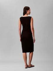 Calvin Klein Scuba Crepe Dress - صورة 3 من 6