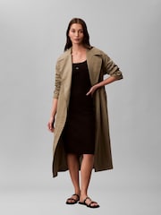 Calvin Klein Scuba Crepe Dress - صورة 5 من 6