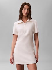Calvin Klein Short Sleeve Zip Collar Mini Dress - 画像 2 / 5