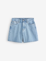 Calvin Klein Blue High Rise A Line Shorts - Image 1 of 1