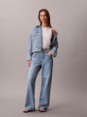 Calvin Klein Jeans Wide Leg Blue Jeans - Image 1 of 5
