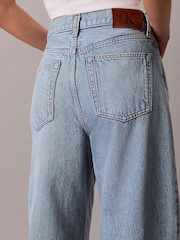 Calvin Klein Jeans Wide Leg Blue Jeans - Image 5 of 5