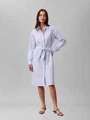 Calvin Klein Blue Scuba Crepe Jumpsuit - Image 1 of 5