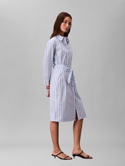 Calvin Klein Blue Scuba Crepe Jumpsuit - Image 4 of 5