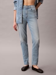 Calvin Klein Jeans Wide Leg Blue Jeans - Image 3 of 6