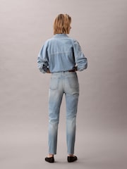 Calvin Klein Jeans Wide Leg Blue Jeans - Image 5 of 6