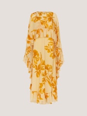 Monsoon Joanna フリル付きケープ シフォンマキシドレス - 画像 5 / 5