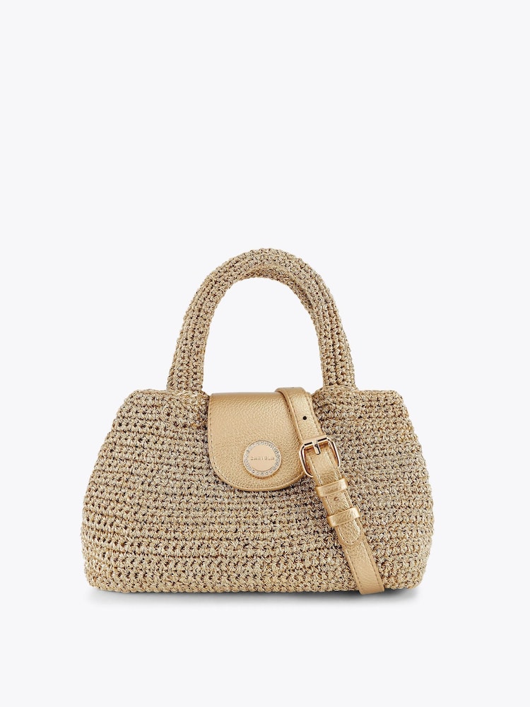 Carvela Gold Cheska Top Handle Bag - Image 1 of 4