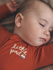 Red Little Pud - Two Way Zip Baby Christmas Sleepsuit (0mths-3yrs) - 圖片 3，共 3