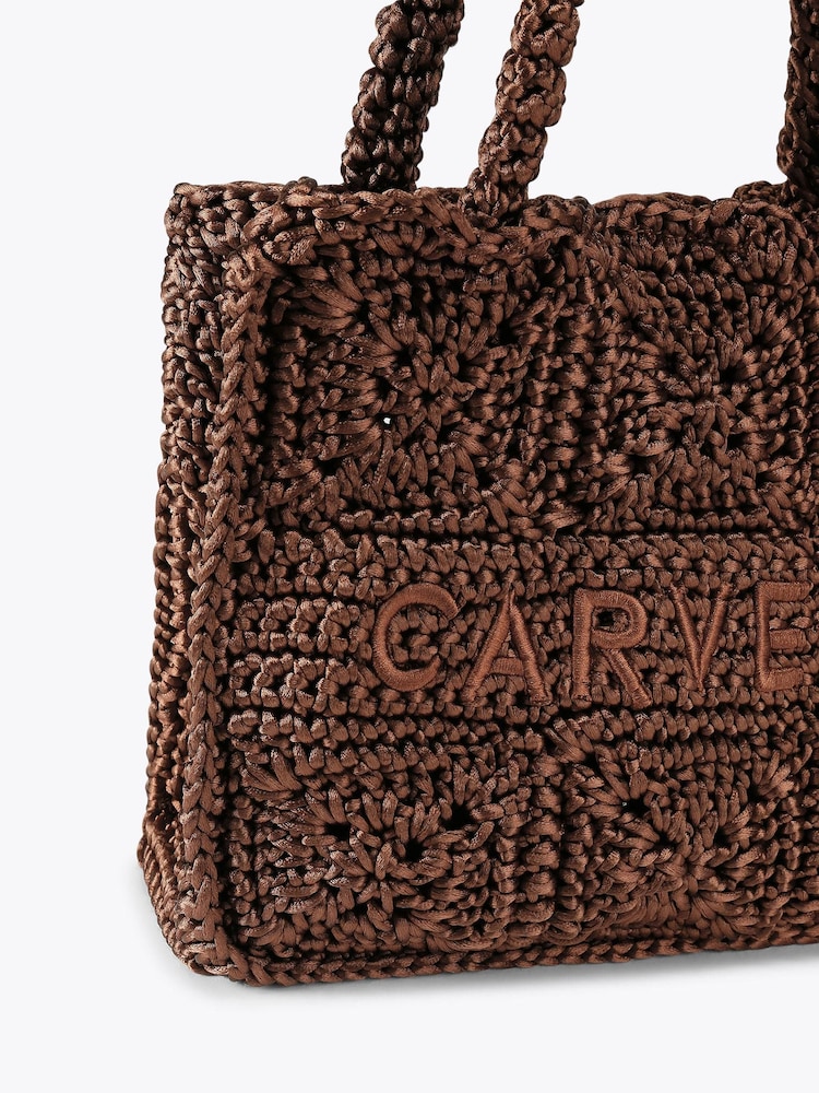 Carvela Brown Salerno Midi Tote Bag - Image 5 of 5