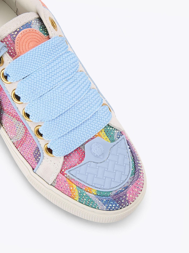 Kurt Geiger London Pink Southbank Tag Trainers - Image 4 of 4