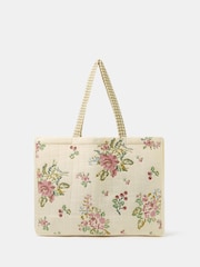 Accessorize Embroidered Quilted Shopper Bag - صورة 2 من 3
