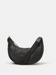 Accessorize Black Leather Cross-Body Bag - Image 2 of 3