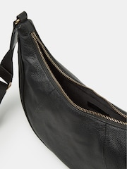 Accessorize Black Leather Cross-Body Bag - Image 3 of 3