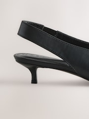 Monochrome Forever Comfort® Slingabck Point Toe Heels - Image 3 of 5