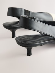 Monochrome Forever Comfort® Slingabck Point Toe Heels - Image 5 of 5