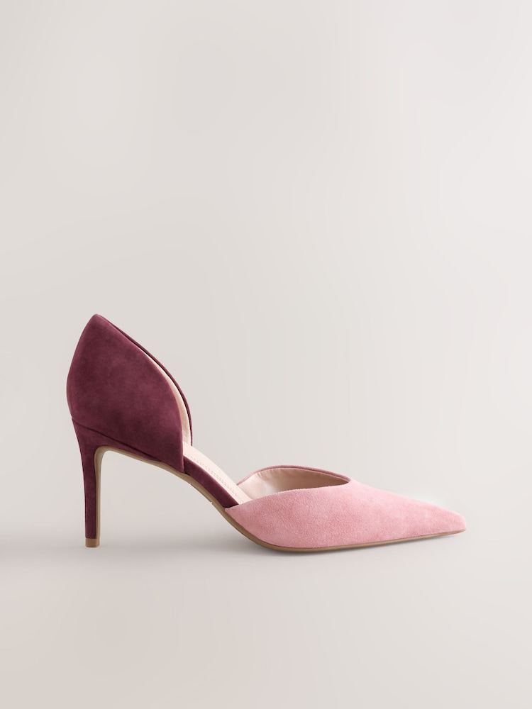 Pink Forever Comfort® TGwo Part Point Toe Heels - Image 1 of 5 Pink Forever Comfort® TGwo Part Point Toe Heels - Image 1 of 5