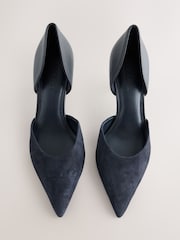 Navy Forever Comfort® TGwo Part Point Toe Heels - Image 2 of 5