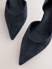 Navy Forever Comfort® TGwo Part Point Toe Heels - Image 3 of 5