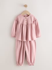 Rose - Ensemble chemisier à manches longues et pantalon bloomer 4 (3mois-7ans) - Image 10 de 12