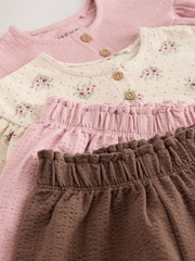 Rose - Ensemble chemisier à manches longues et pantalon bloomer 4 (3mois-7ans) - Image 12 de 12