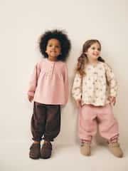 Rose - Ensemble chemisier à manches longues et pantalon bloomer 4 (3mois-7ans) - Image 2 de 12