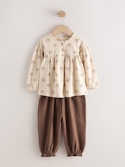Rose - Ensemble chemisier à manches longues et pantalon bloomer 4 (3mois-7ans) - Image 7 de 12