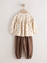 Rose - Ensemble chemisier à manches longues et pantalon bloomer 4 (3mois-7ans) - Image 9 de 12