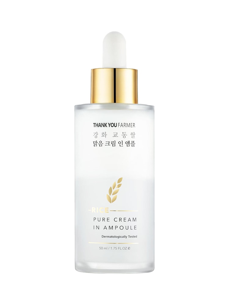 THANK YOU FARMER Rice Pure Cream In Ampoule Brightening Serum 50ml - Image 1 of 6