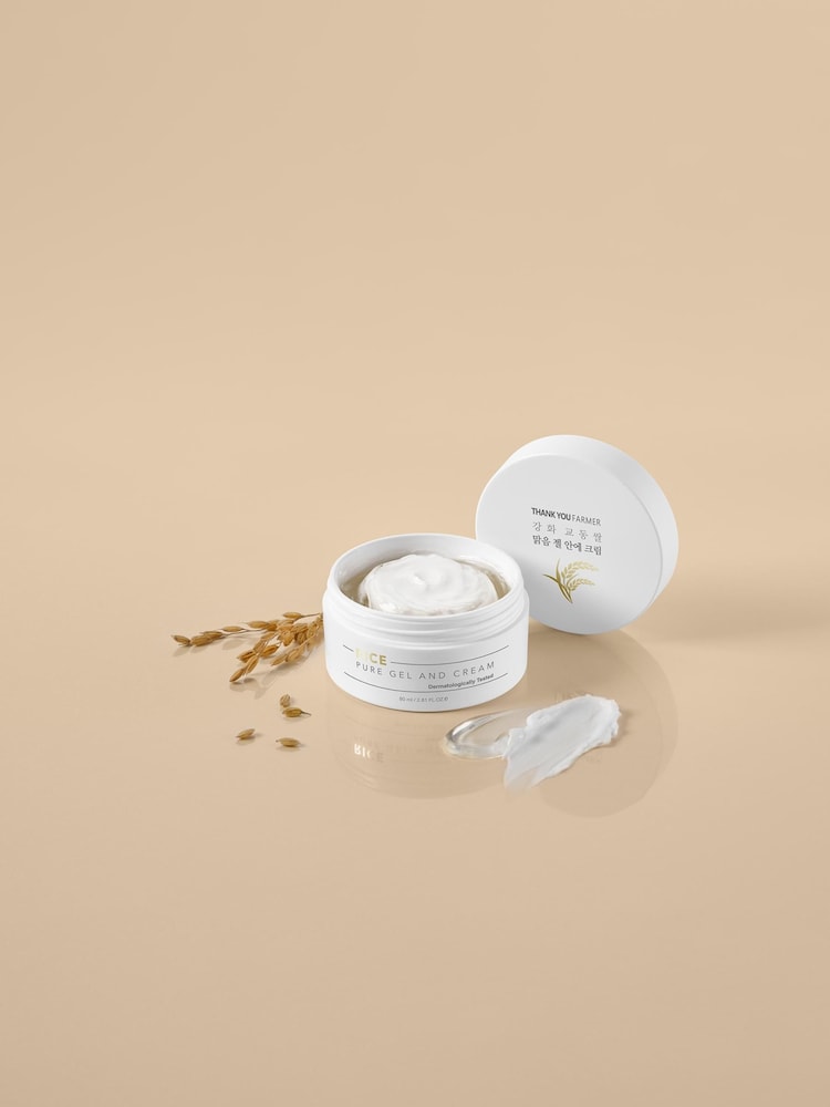 THANK YOU FARMER Rice Pure Gel and Cream 80ml - Image 2 of 6