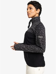 Roxy Black Sayna Quarter Zip Thermal Fleece - Image 8 of 9