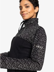 Roxy Black Sayna Quarter Zip Thermal Fleece - Image 9 of 9