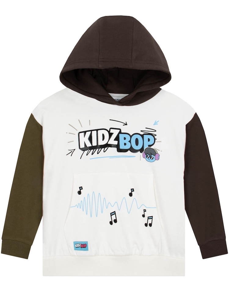 Character White Kidz Bop Colour Block Hoodie - Image 1 of 6