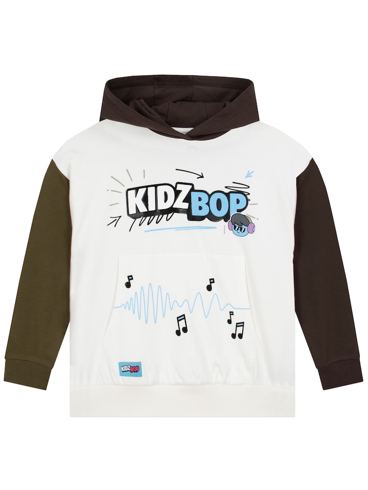 Character White Kidz Bop Colour Block Hoodie - Image 2 of 6