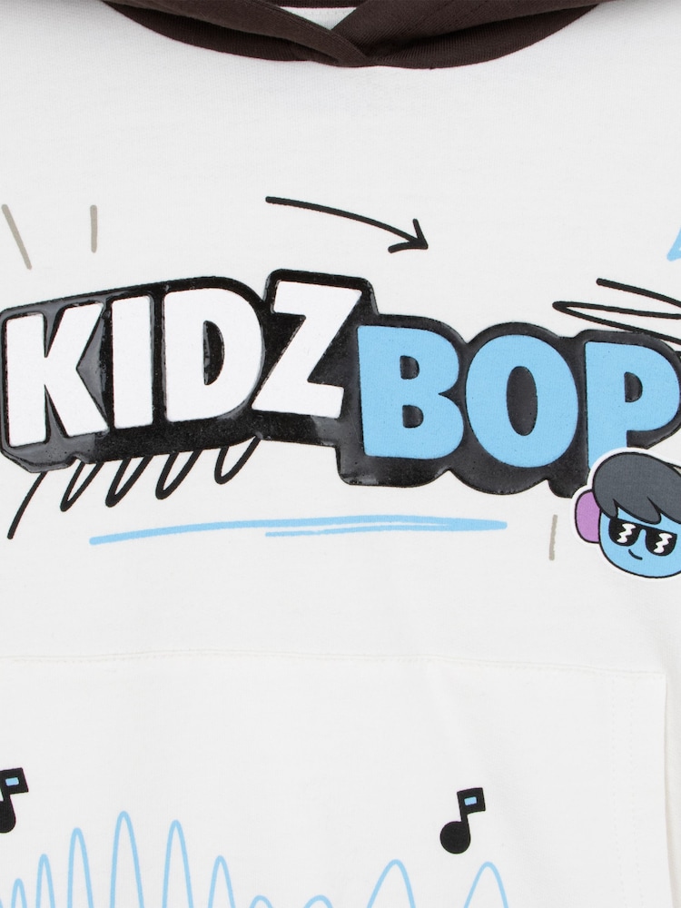 Character White Kidz Bop Colour Block Hoodie - Image 6 of 6