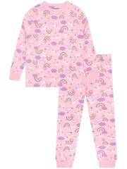 Harry Bear Pink Unicorn Pyjamas 2 Pack - Image 3 of 11