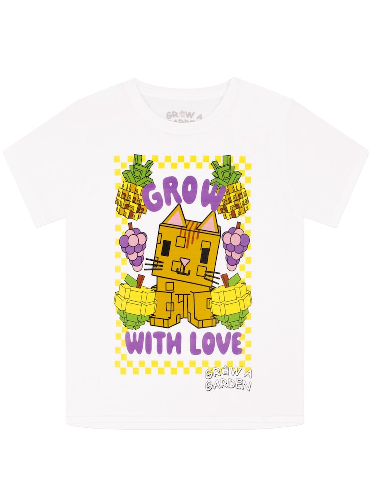 Character White Roblox Grow A Garden T-Shirt - Image 1 of 6