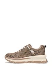Blowfish Malibu Brown Leotina Regular Fit Slip On Canvas Trainers - Image 2 of 7