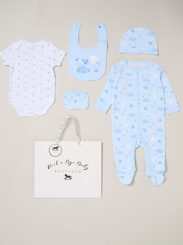 Rock-A-Bye Baby Boutique All-In-One Baby Gift Set 5 Piece - Image 1 of 6 Rock-A-Bye Baby Boutique All-In-One Baby Gift Set 5 Piece - Image 1 of 6
