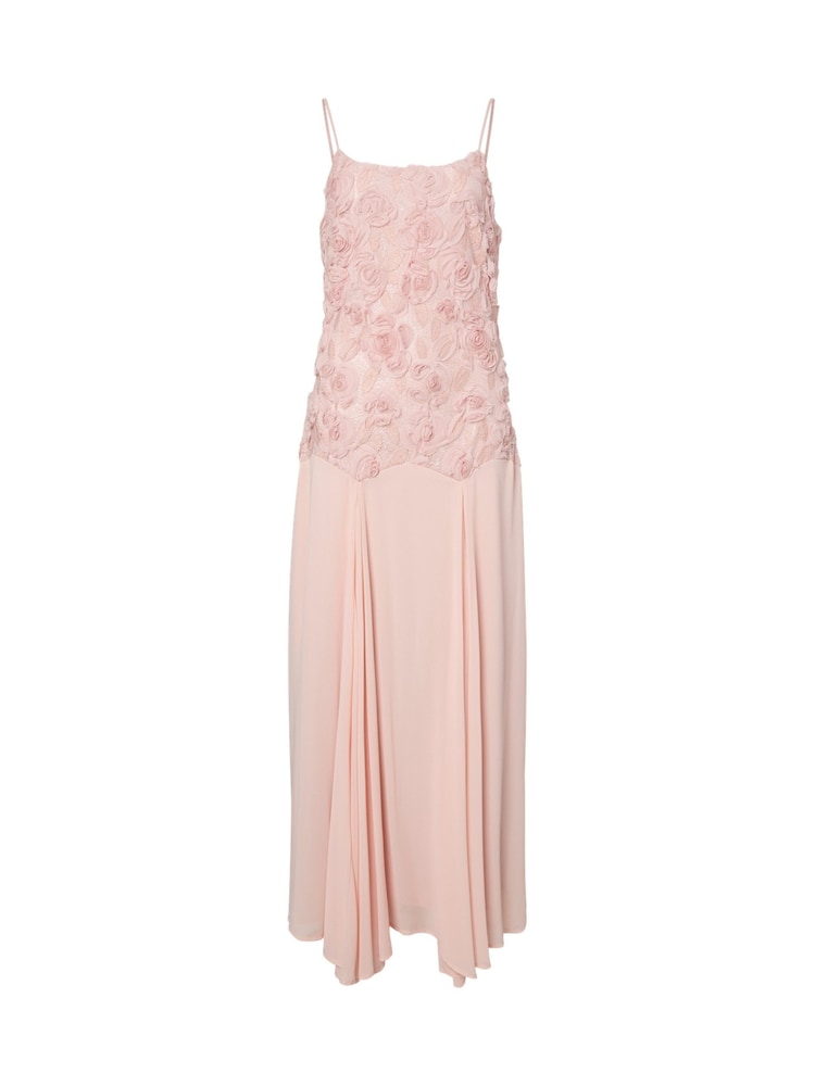 yas bridesmaid dress Rent Y.A.S Satin Multiway Halterneck Maxi Dress In Vibrant Pink main image 0