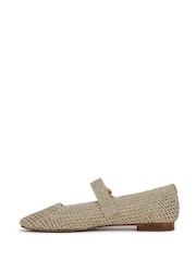 Sam Edelman Gold Michaela Knit Regular Fit Mary Jane Shoes - Image 2 of 7