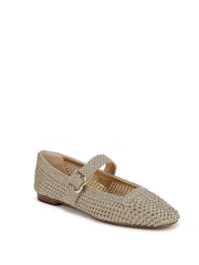 Sam Edelman Gold Michaela Knit Regular Fit Mary Jane Shoes - Image 3 of 7