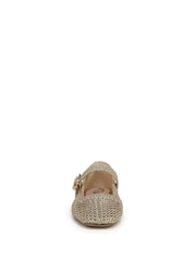 Sam Edelman Gold Michaela Knit Regular Fit Mary Jane Shoes - Image 4 of 7