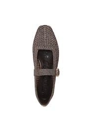 Sam Edelman Brown Michaela Knit Regular Fit Mary Jane Shoes - Image 6 of 7