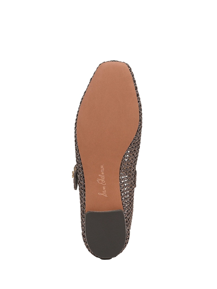 Sam Edelman Brown Michaela Knit Regular Fit Mary Jane Shoes - Image 7 of 7