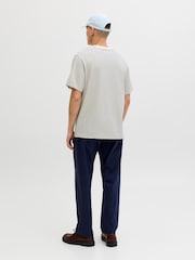 JACK & JONES Blue Relaxed Fit Drawstring Trousers - Image 3 of 6