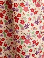 Jojo Maman Bébé Natural Floral Knitted Collar Combo Dress - Image 4 of 4