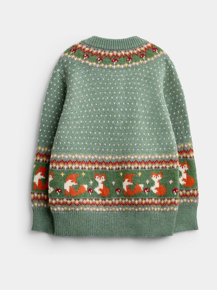 Jojo Maman Bébé Fairisle Cardigan - Attēls 2 no 4
